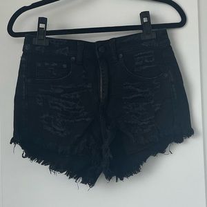 American Eagle high rise Jean Shorts